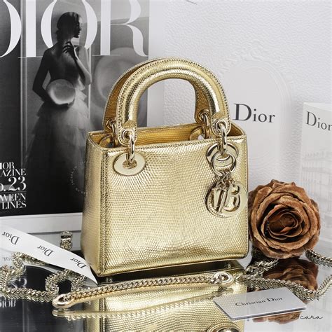 lady dior mini lizard